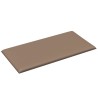 Panneaux muraux 12 pcs Cappuccino 60x30 cm Similicuir 2,16 m² 