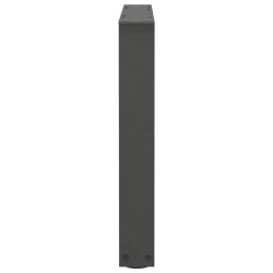 Pieds de table basse en forme de V, 2 pièces, anthracite, 60 x (42-43,3) cm, acier 