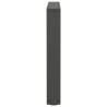 Pieds de table basse en forme de V, 2 pièces, anthracite, 60 x (42-43,3) cm, acier 