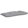 Coussins de palette lot de 3 gris tissu 