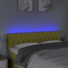 Tête de lit à LED Vert 144x7x78/88 cm Tissu 