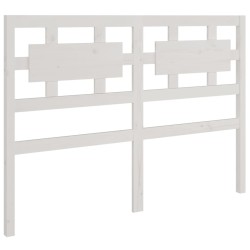 Tête de lit blanc 140,5x4x100 cm bois massif de pin 