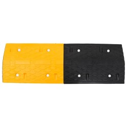 Ralentisseur Jaune et noir 97x32,5x4 cm Caoutchouc 