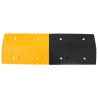 Ralentisseur Jaune et noir 97x32,5x4 cm Caoutchouc 