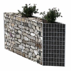 Panier de gabion Acier galvanisé 120x30x100 cm 