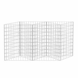 Panier de gabion Acier galvanisé 120x30x100 cm 