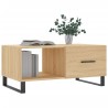 Table basse chêne sonoma 90x50x40 cm bois d'ingénierie 
