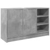 Armoire d'évier gris béton 90x29x55 cm bois d'ingénierie 