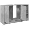Armoire d'évier gris béton 90x29x55 cm bois d'ingénierie 
