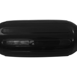 Pare-choc de bateau 2 pcs noir 69x21,5 cm PVC 