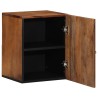 Armoire Murale de Salle de Bain 38x33x48 cm en Bois Massif de Manguier 