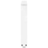Pieds de table basse en forme de V, 2 pièces, blanc, 60 x (42-43,3) cm, acier 