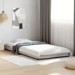Cadre de lit sans matelas sonoma gris 90x200 cm 