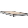 Cadre de lit sans matelas sonoma gris 90x200 cm 