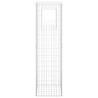 Poteau à panier de gabion 50x50x180 cm Fer 