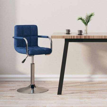 Tabouret de bar Bleu Tissu 