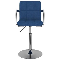 Tabouret de bar Bleu Tissu 