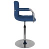 Tabouret de bar Bleu Tissu 