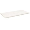 Dessus de table blanc 100x60x2,5 cm bois de pin massif 