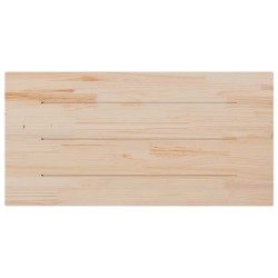 Dessus de table blanc 100x60x2,5 cm bois de pin massif 