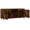 Meuble TV chêne fumé 104x35x50 cm bois d'ingénierie 