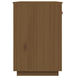 Bureau Marron miel 95x50x75 cm Bois massif de pin 