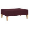 Repose-pied Violet 78x56x32 cm Tissu 