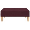 Repose-pied Violet 78x56x32 cm Tissu 