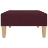 Repose-pied Violet 78x56x32 cm Tissu 