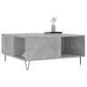 Table basse gris béton 80x80x36,5 cm bois d'ingénierie 