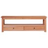 Meuble TV 115x30x40 cm Bois d'acajou massif 