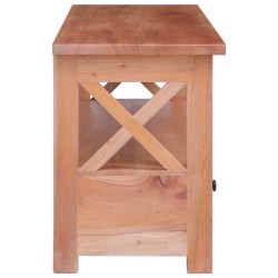 Meuble TV 115x30x40 cm Bois d'acajou massif 