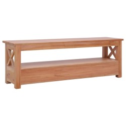Meuble TV 115x30x40 cm Bois d'acajou massif 