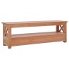 Meuble TV 115x30x40 cm Bois d'acajou massif 