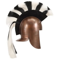 Casque de guerrier grec antique pour GN Cuivre Acier 
