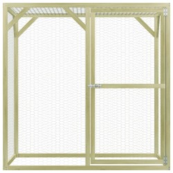 Poulailler 1,5x1,5x1,5 m Pinède imprégnée 