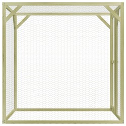 Poulailler 1,5x1,5x1,5 m Pinède imprégnée 
