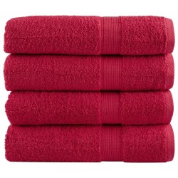 Serviettes de bain de qualité supérieure SOLUND 4 pcs 600g/m² 