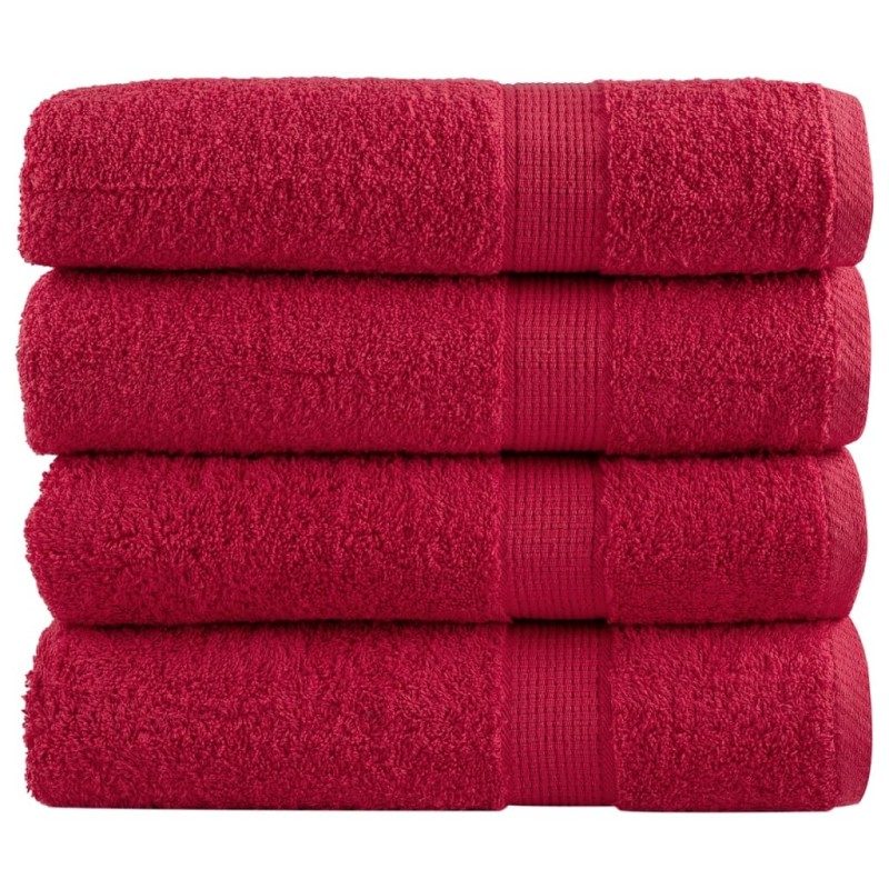 Serviettes de bain de qualité supérieure SOLUND 4 pcs 600g/m² 