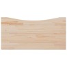 Dessus de bureau blanc 100x50x2,5 cm bois massif de pin 