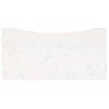 Dessus de bureau blanc 100x50x2,5 cm bois massif de pin 