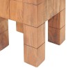 Tabouret bois d'acajou massif 