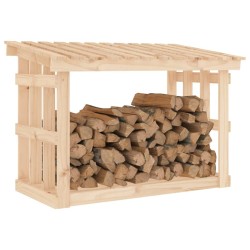 Support pour bois de chauffage 108x64,5x77 cm Bois de pin 