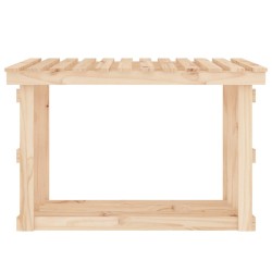 Support pour bois de chauffage 108x64,5x77 cm Bois de pin 
