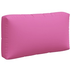 Coussins de palette lot de 3 rose tissu Oxford 