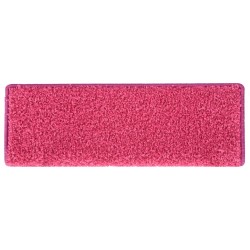 Tapis d'escalier 15 pcs 65x21x4 cm Rose 