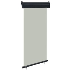 Auvent latéral de balcon 105x250 cm Gris 