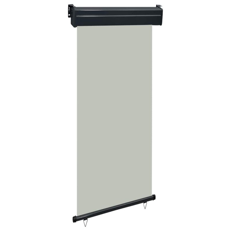 Auvent latéral de balcon 105x250 cm Gris 