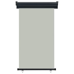Auvent latéral de balcon 105x250 cm Gris 