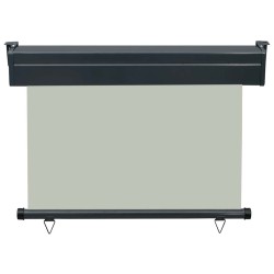 Auvent latéral de balcon 105x250 cm Gris 